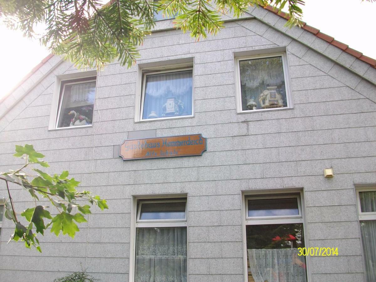 Gaestehaus Hemmerdeich-Alte Schule Oldenswort Dış mekan fotoğraf